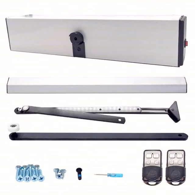 Apriporta Dieffematic SW100 con ingresso automatico a battente per 1 anta, 230V, colore argento