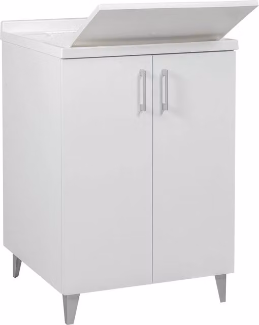 Mobile lavatoio a doppia anta Woody Top Trioplast colore bianco L/P/H: 60 x 50 x 87 cm