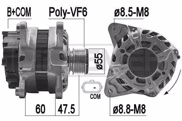 Alternatore 120A