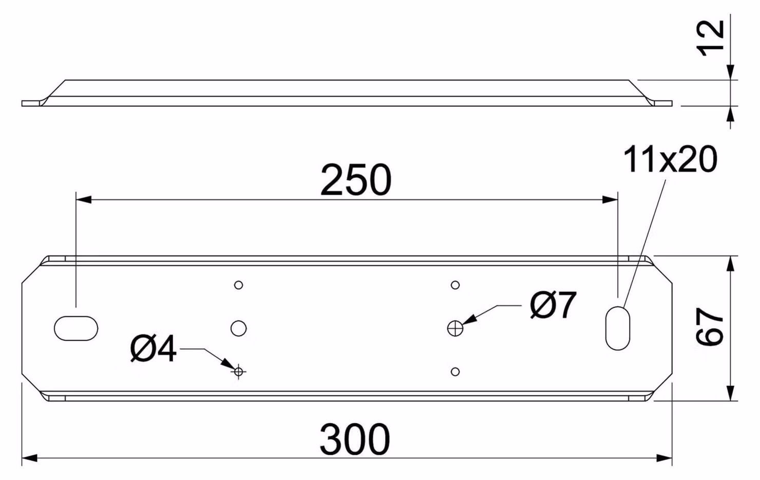 OBO Bettermann, supporti PLM SU 200 FS, montaggio a soffitto
