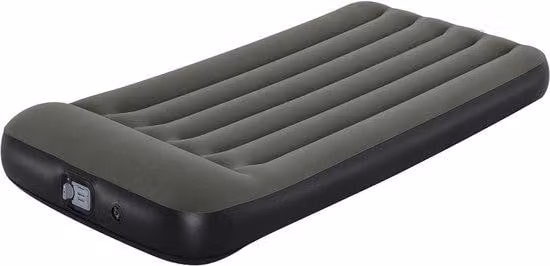 Letto gonfiabile elettrico con pompa integrata – Comodo letto gonfiabile per pernottamenti in casa e all’aperto – Ideale per gli ospiti, il campeggio e le vacanze – Letto gonfiabile a doppia fila con pompa elettrica – Comodo e veloce da gonfiare