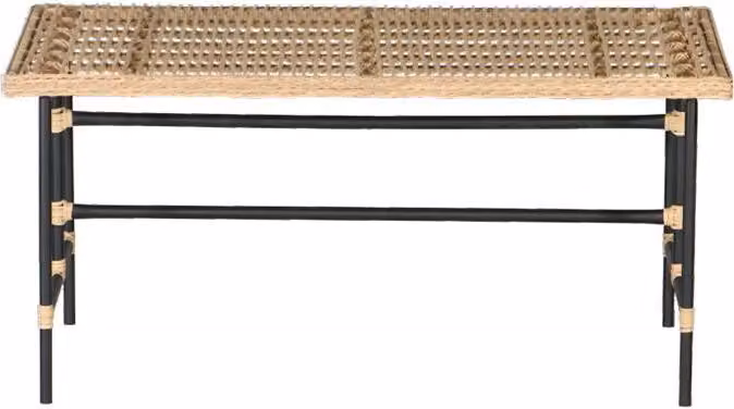 Esstisch Hochwertiges Rattan Luxus GartenMöbel Terrasse Balkon Design Modern
