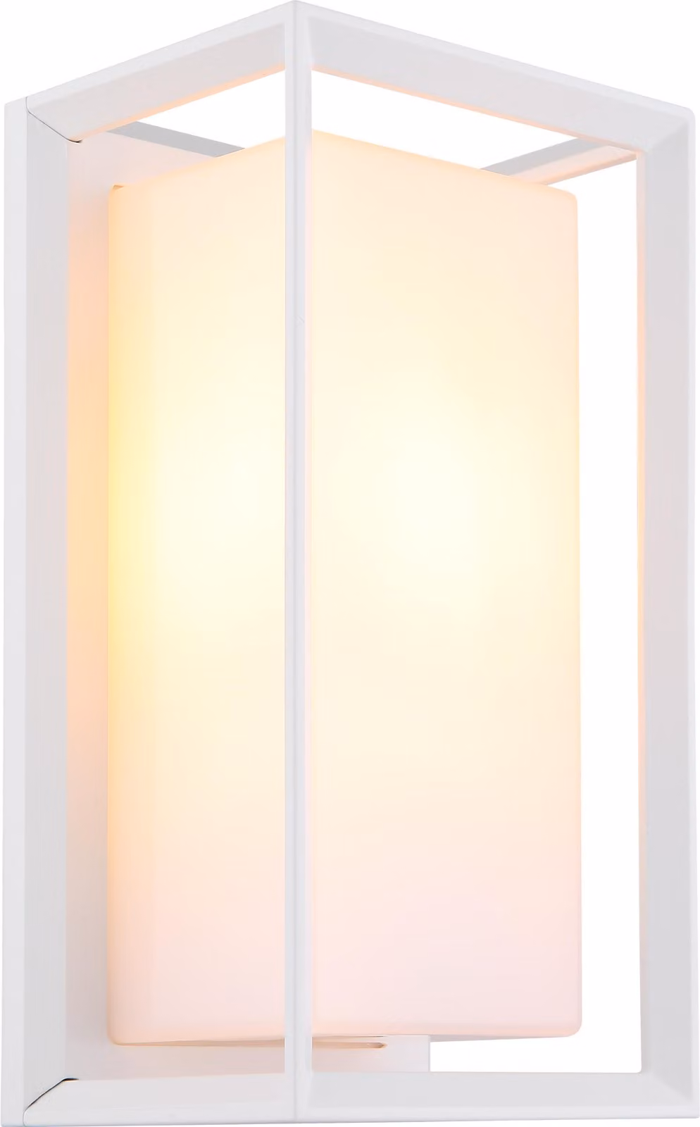 GLOBO 31982W LOGANA Lampada da esterno Alluminio bianco opaco, 1x E27