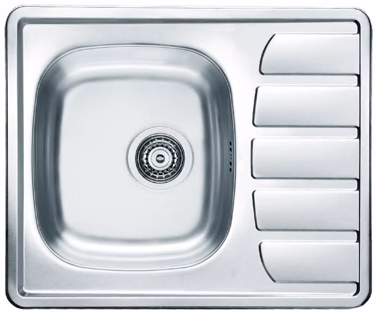 Lavello in acciaio inox ALVEUS Zoom 10 Natur 615x500x0,6 mm 1098940