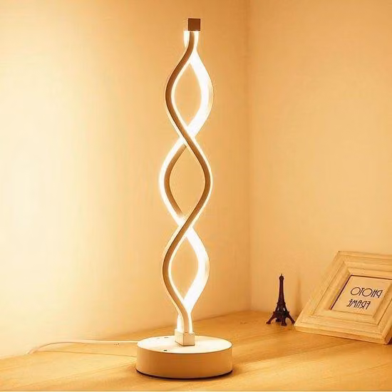 Lampada da tavolo a LED Soothing Bianca - Protezione dalla luce - Dimmerabile - 12 W - Illuminazione elegante con funzione di protezione
