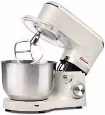 Impastatrice Planetaria Girmi IM47 da 1300 W con Ciotola in Acciaio Inox da 6 l, Bianca