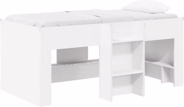 Letto Alto per Bambini | Letto Infantile | Lettino 2 pcs Bianco 163 x 101,1 x 68,5 cm