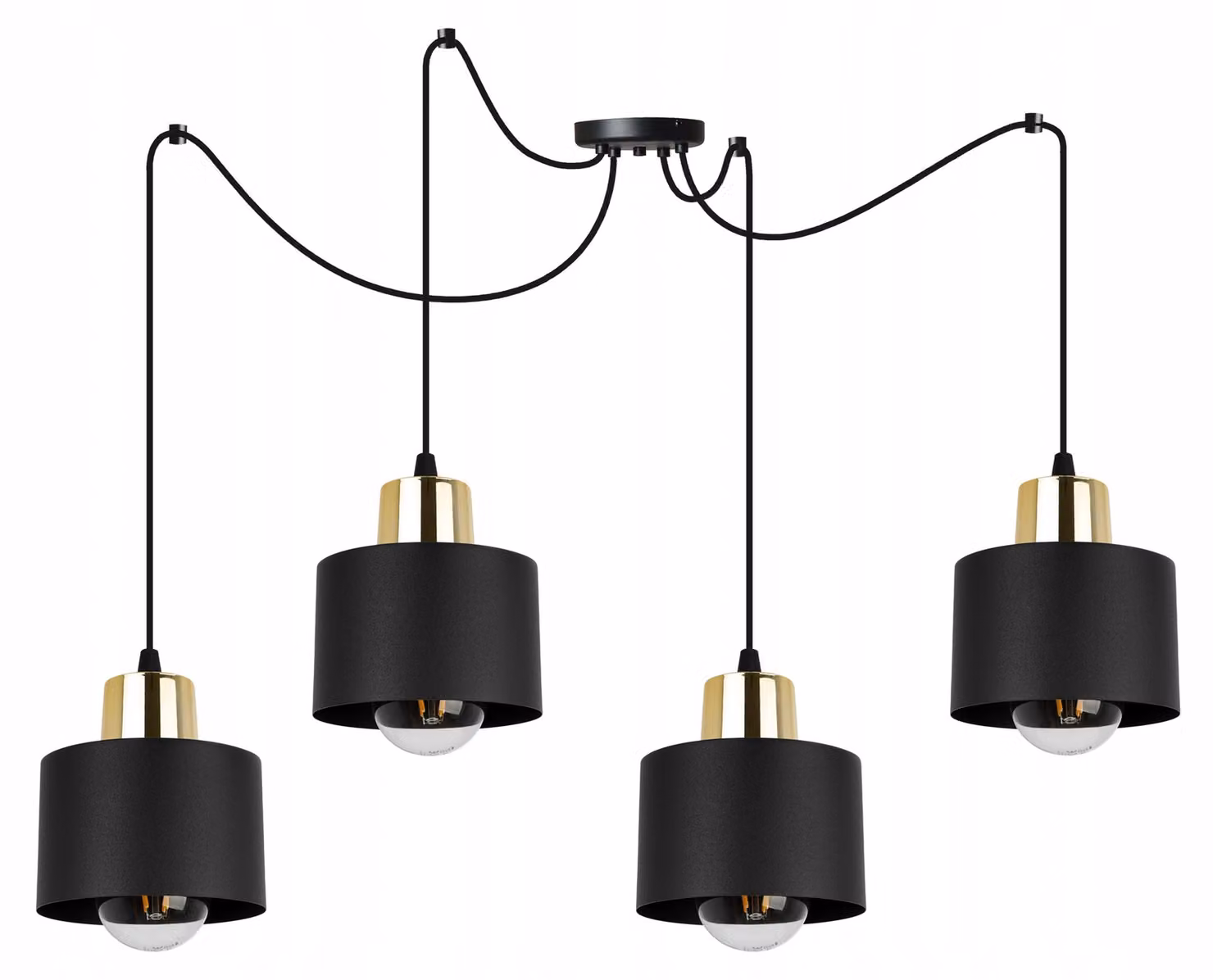 Moderna Lampada A Sospensione Lampada A Led Nera