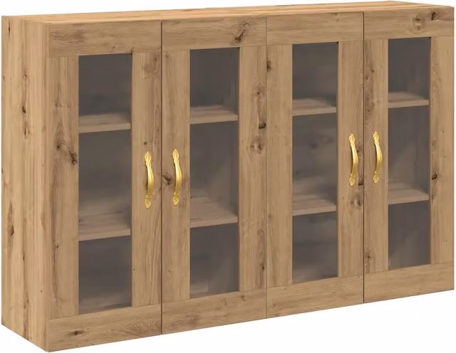 Armadi da Parete 2 pz Rovere artigianale 69,5 x 34 x 90 cm CFW9348928