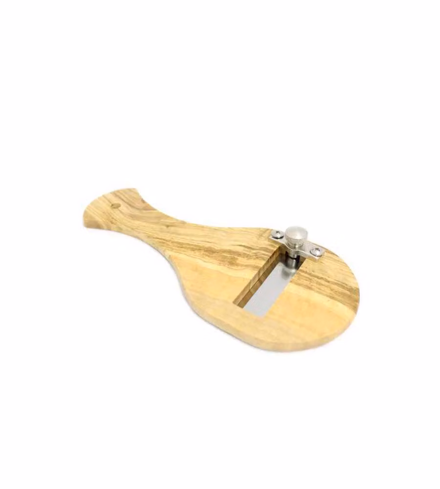 Tagliatartufi Legno Di Olivo Lama Liscia    Calder