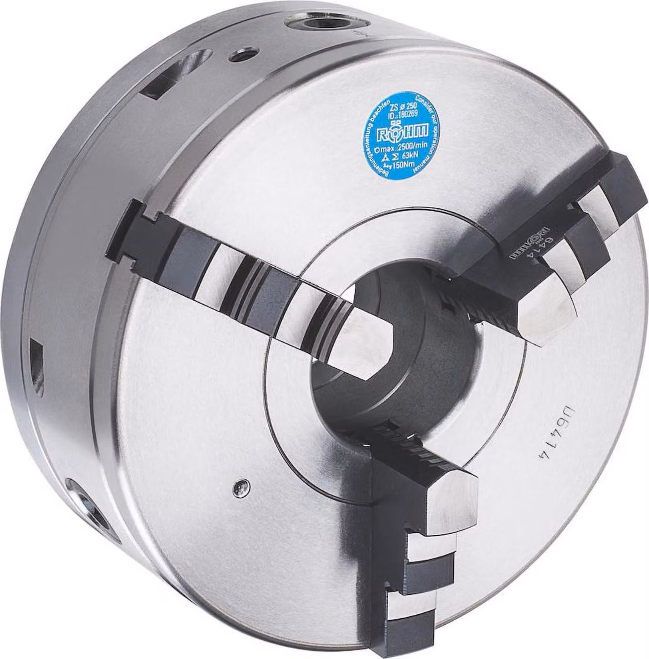 Mandrino di tornitura e rettifica RÖHM ZS-200/3 Hi-Tru DIN 6350