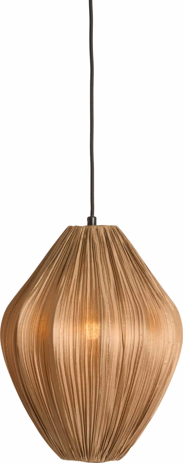 Lampada a sospensione - marrone - Verita - tessile - Ø 31cm - E27 - 2993418 - Light & Living