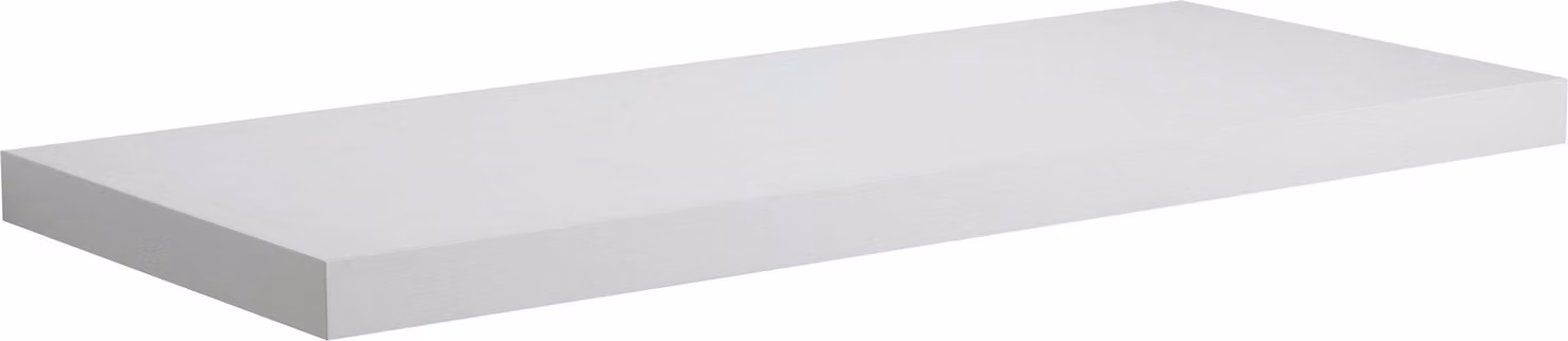 Mensola sottolavabo bianca in legno da 120 cm | Valentina
