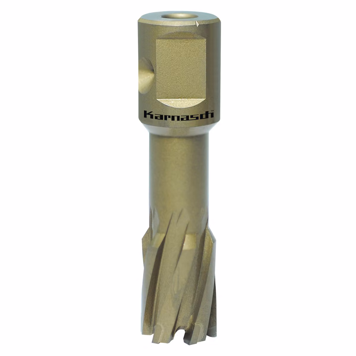 Punta a  con inserti in metallo duro per acciaio Hardox e Inconel, attacco Weldon, lunghezza utile 40 mm, Hard-Line40, Ø d=60 mm