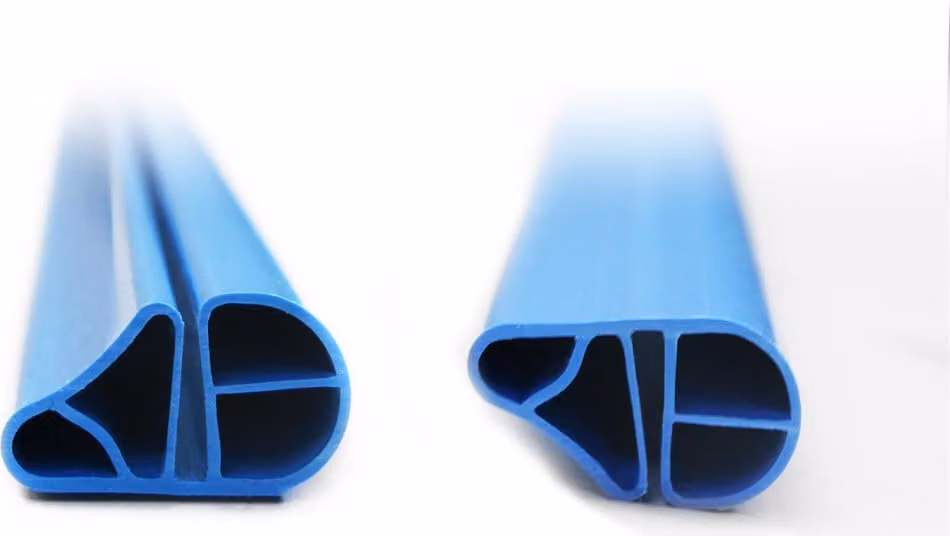 Corrimano per piscina rotonda di design 400cm blu per piscina sovrapposta a piastrelle sospese