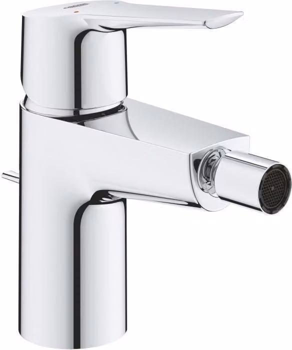 Miscelatore monocomando per bidet GROHE misura S, metallo, cromato, grigio, bocca dritta, altezza 181 mm
