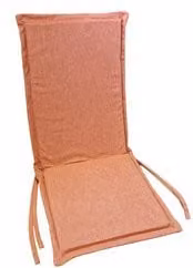 Cuscino da poltrona rettangolare Olibò in misto cotone arancione con fodera sfoderabile L 88 x P 38 x H 3,5 cm