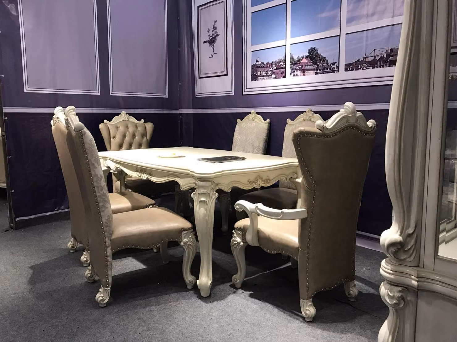 Barock Antik Stil Esstisch Tisch Echtes Holz Klassische Designer Tische Rokoko
