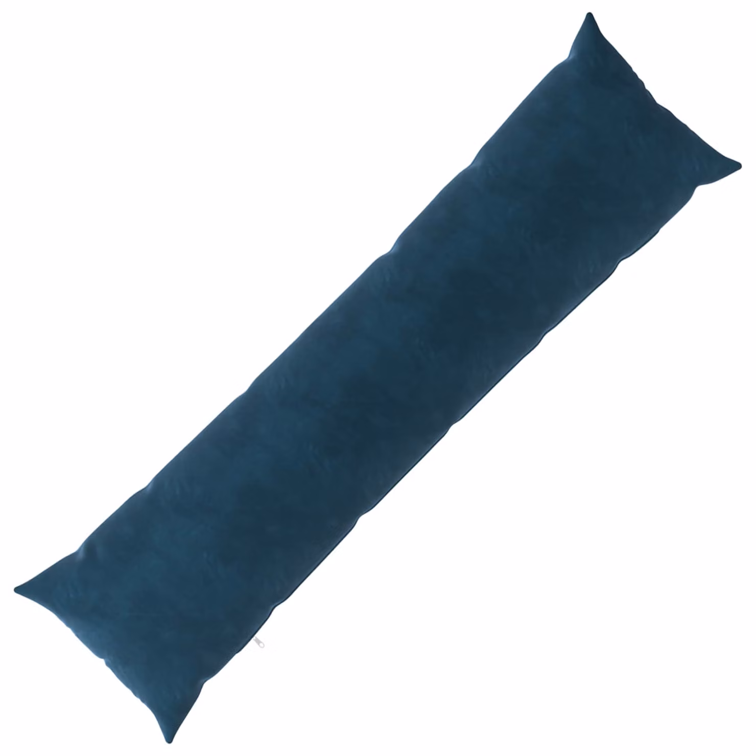 Cuscino HEERLEN vidaXL in velluto blu, L 145 x P 40 cm