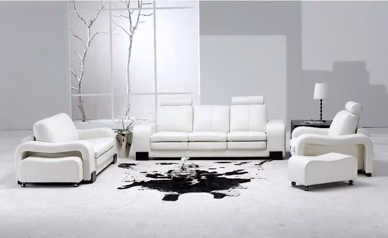 Sofagarnitur Sofa Couch Sitz Polster Set 3+2+1 Couchgarnitur Ledersofa Franco