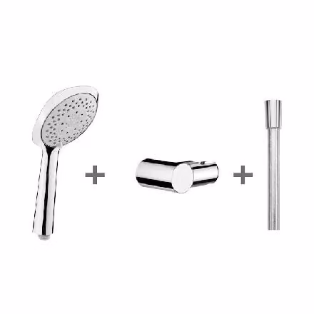 Jika Cubito Pure - Set doccia Cubito-N 110 mm, 4 getti, cromo H3651X00043631
