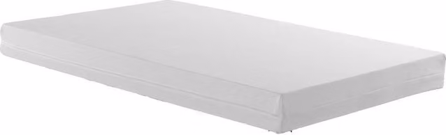 Materasso matrimoniale Gravity in comfort foam bianco con rivestimento antibatterico e sfoderabile L: 160 cm, P: 190 cm, H: 15 cm