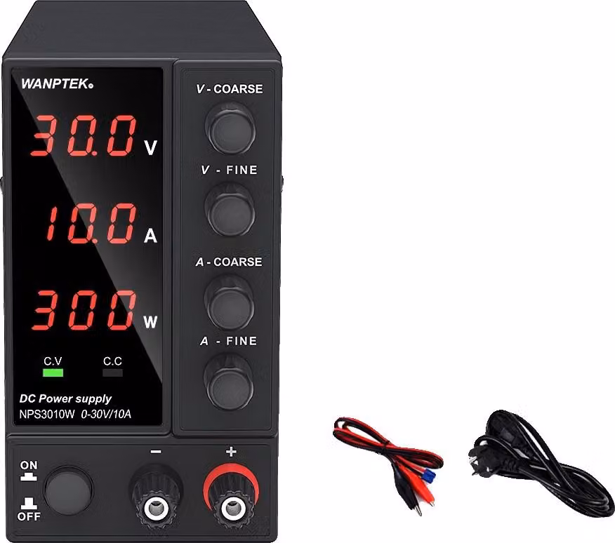 Alimentazione, tensione regolabile, display ad alta precisione, NPS3010W 3 cifre