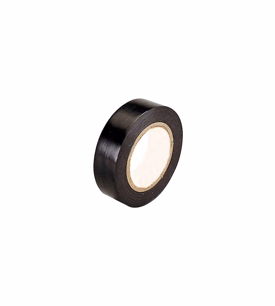 Poly Pool Nastro isolante nero 10 m 0,13 mm x 15 mm PVC autoestinguente