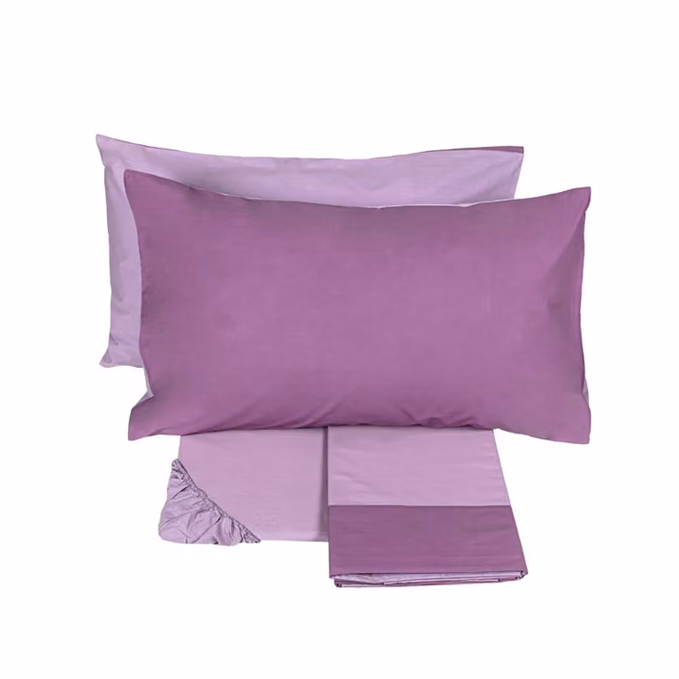 DIALOGO Completo lenzuola - Taglia: 2 piazze,Colore: DIALOGO - GLICINE + PURPLE
