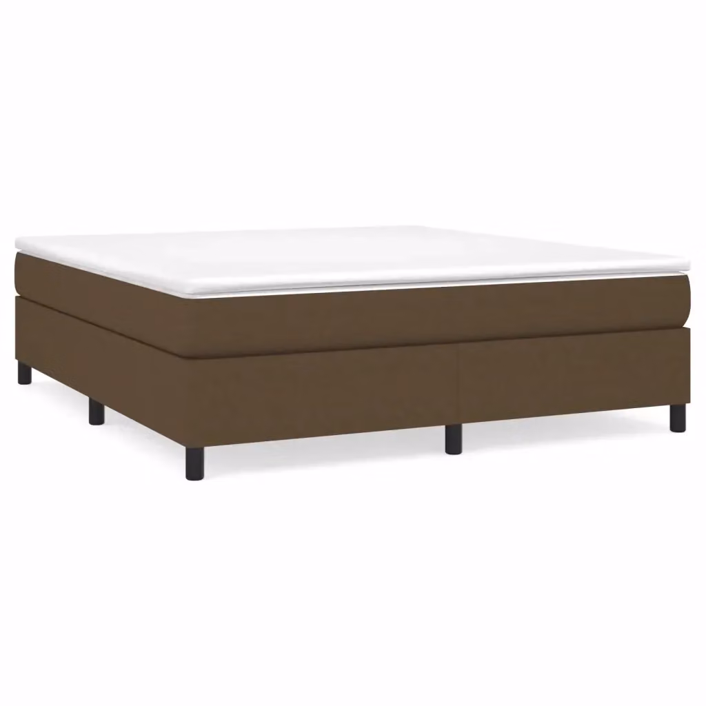 Letto Ibrido con Giroletto a Molle e Materasso vidaXL Marrone e Bianco L/P: 160 x 200 cm – 2