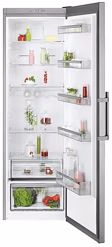 Frigorifero monoporta AEG ORK7M391DX in acciaio inox color argento, capacità netta 389 l, Classe D, L/P/H: 59,5 x 65 x 186 cm