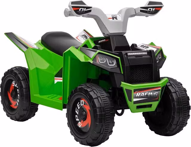 Quad Elettrico XYLO per Bambini 18-36 Mesi Verde L/P/H: 70 x 41,5 x 48,5 cm – 1