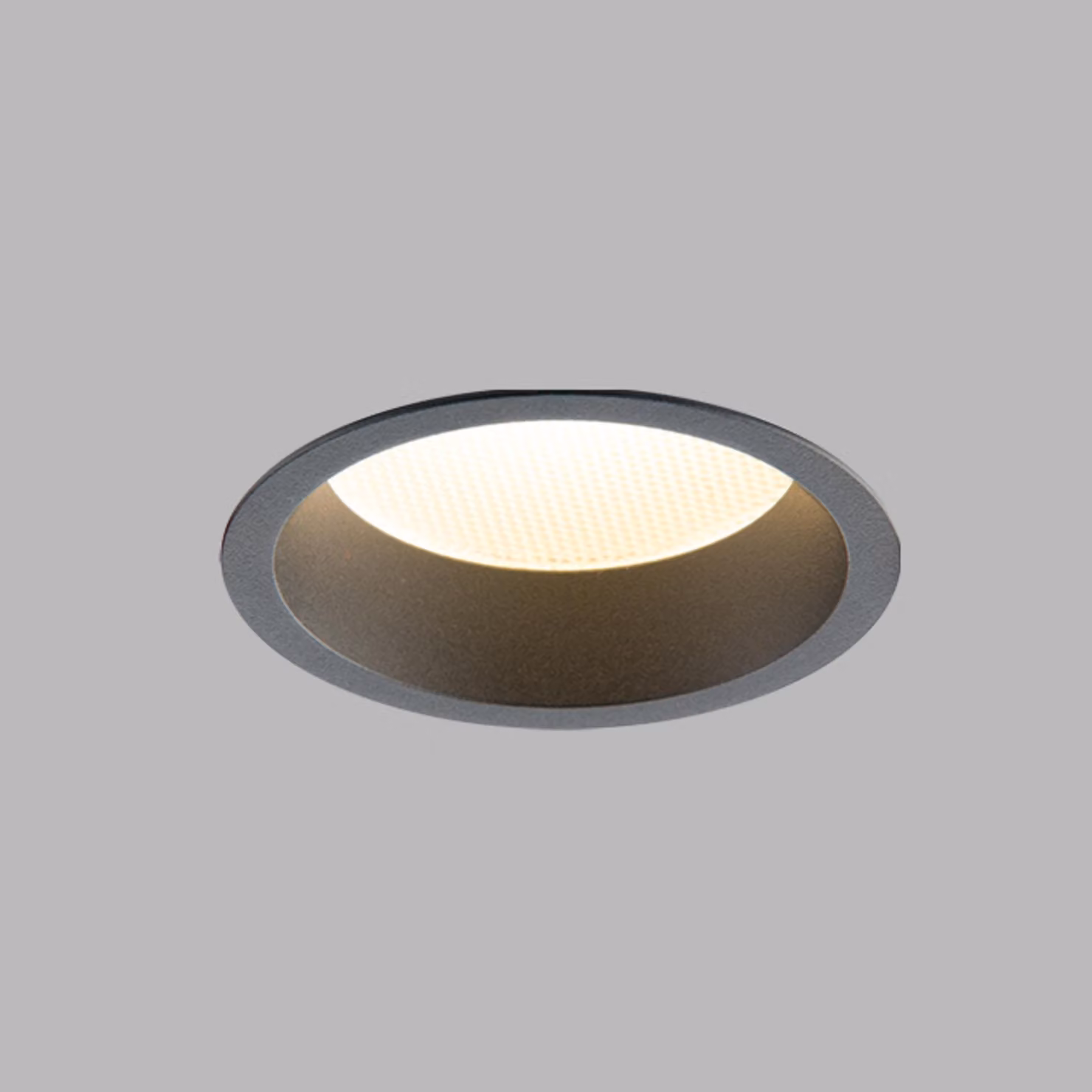 Luce da incasso dimmerabile LED2 ZETA IP44 CRI90, variante: ZETA XS, Ø 103 mm, 3000 K, NERO, TRIAC