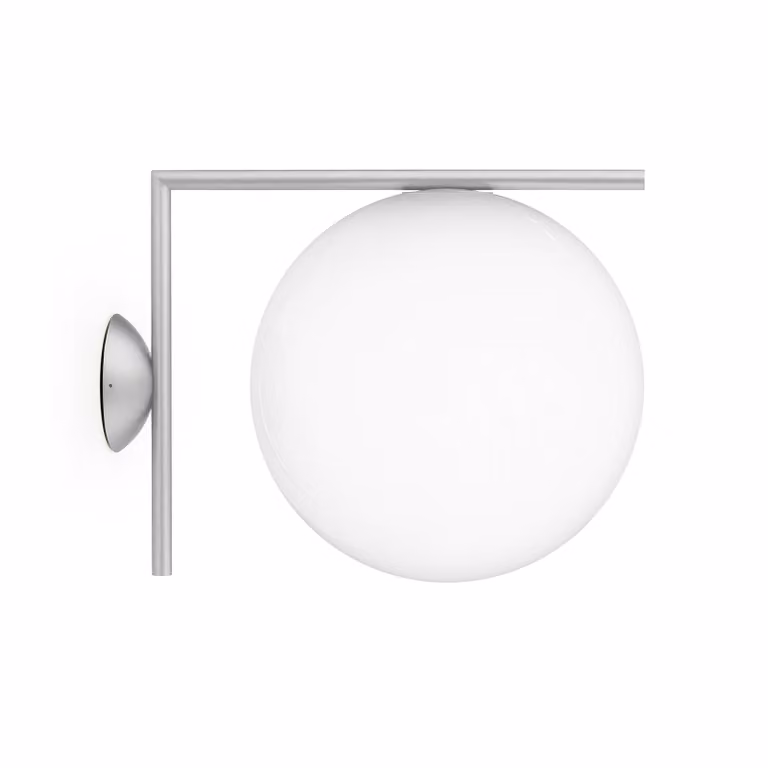 Flos - IC C/W2 Outdoor - Lampada da parete o soffitto da esterno - Acciaio