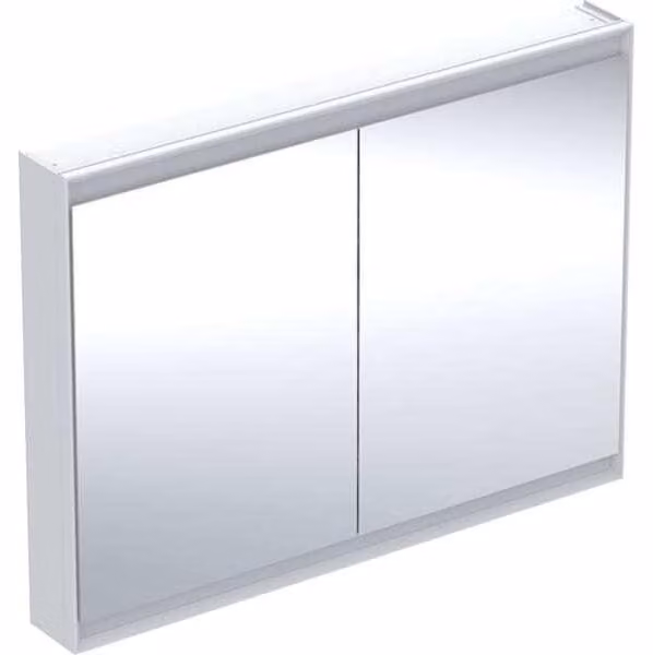 Geberit ONE armoire de toilette avec ComfortLight, 2 portes, montage en saillie, 120x90x15cm, 505.815.00.2, 505.815.00.2