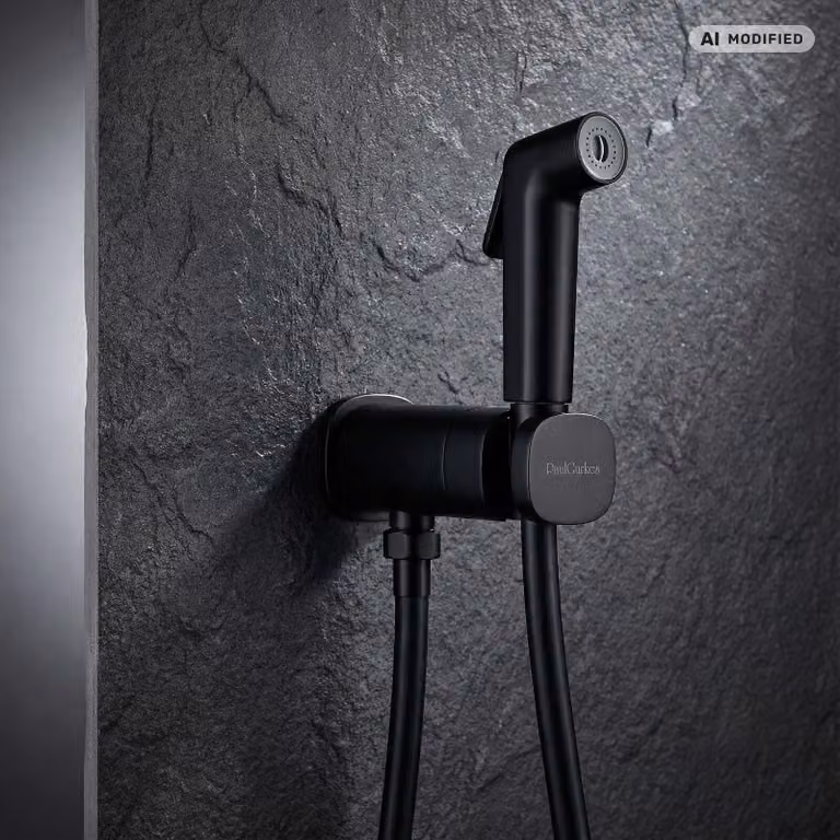 PaulGurkes bidet a incasso nero opaco doccia a spruzzo