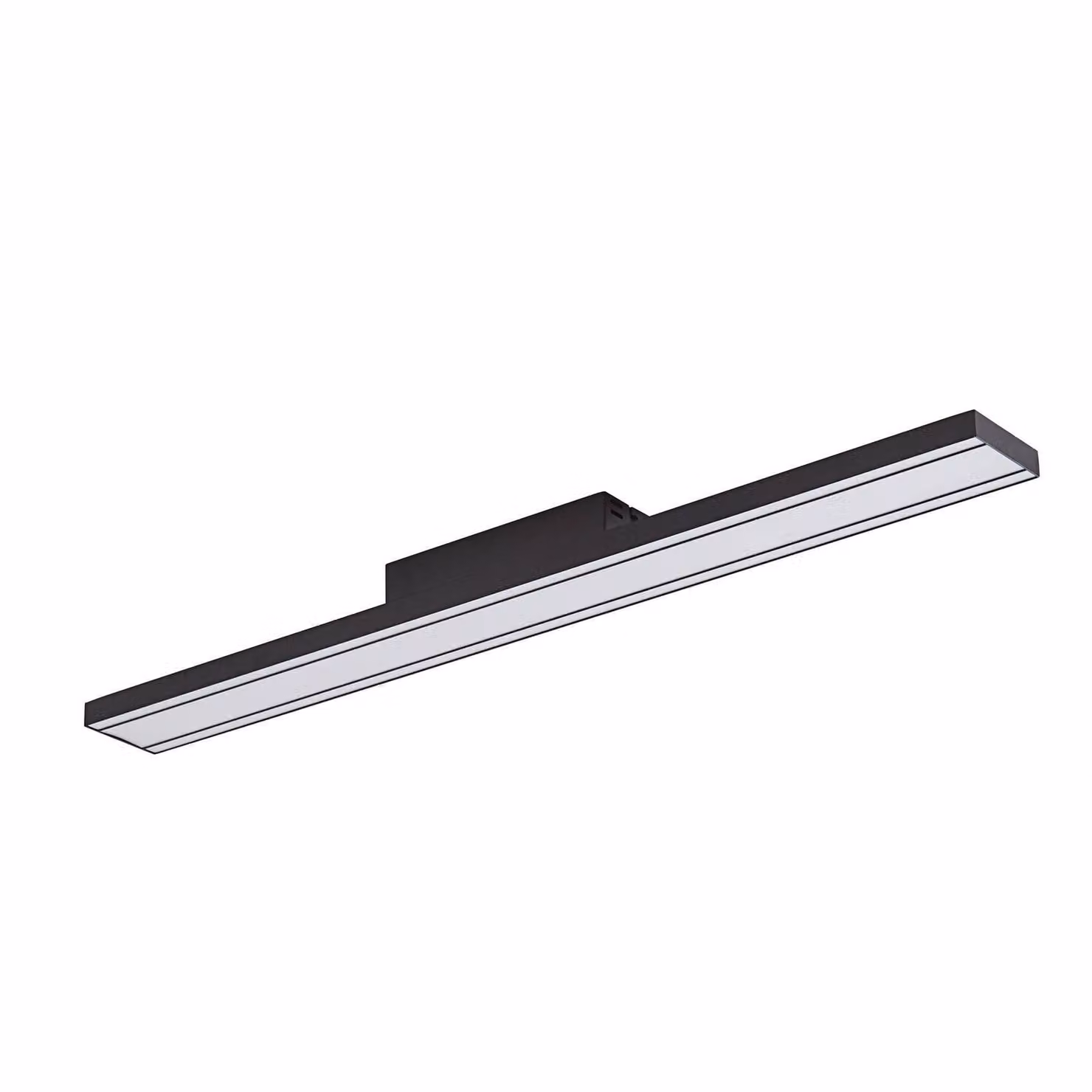 Lucande Smart LED soffitto Leicy nero 10 cm RGB CCT