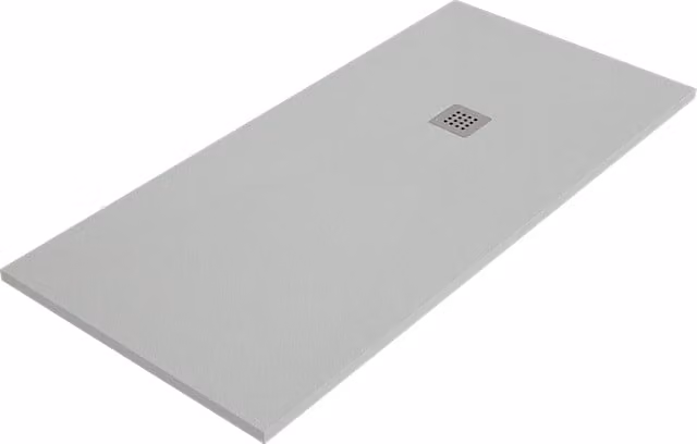 Piatto doccia ARDESIA 90x110 cm Nuvola griglia in acciaio