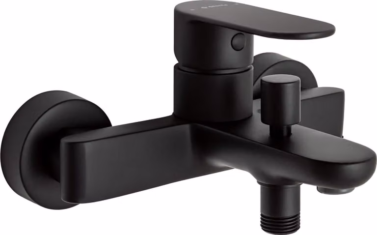 Wall-mounted bathtub mixer