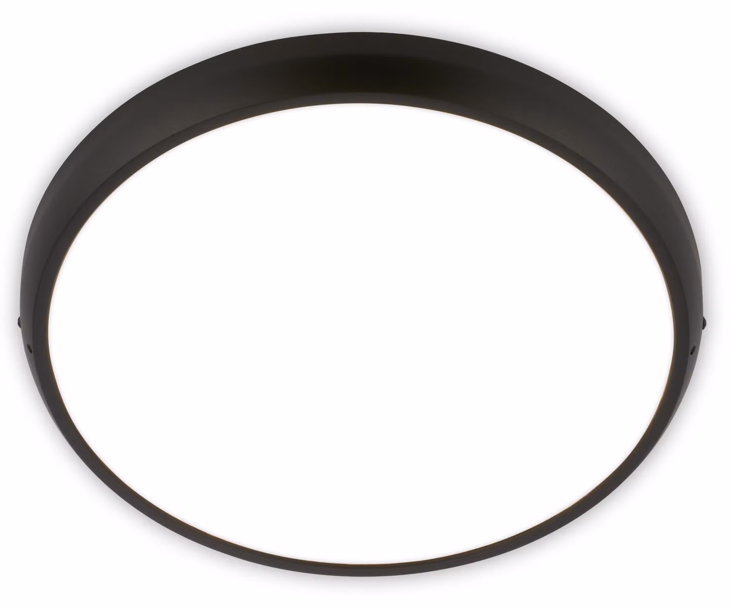 BRILONER - Lampada da soffitto a LED, grado di protezione IP44, luce bianca neutra, colore nero, diametro 37,5 cm