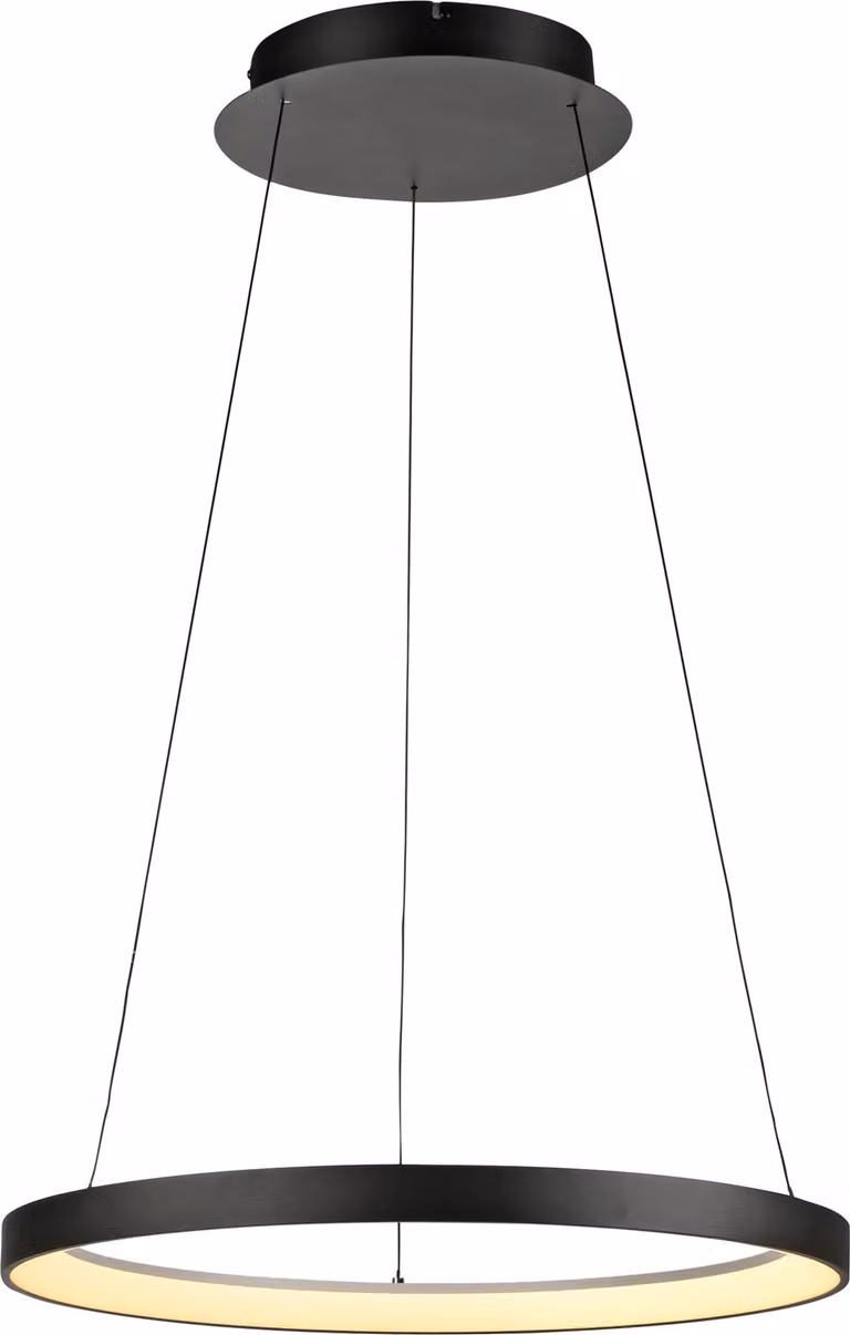 Paul Neuhaus HOOP Lampada a sospensione LED LWH 57x57x180 cm nero Lampada a sospensione