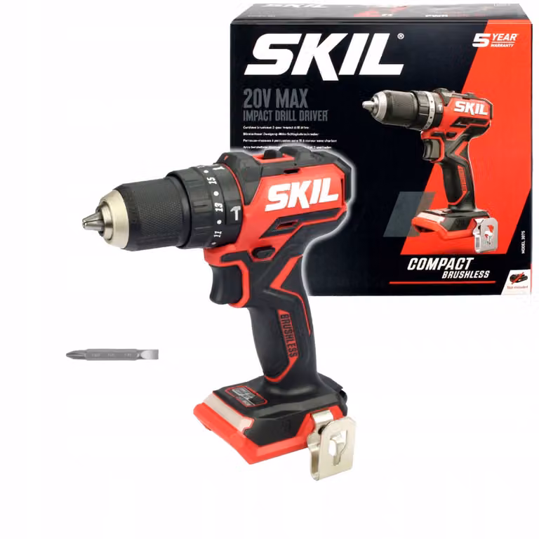 SKIL 3075CA Compact Akku-Schlagbohrschrauber (20 V, bürstenloser Motor)