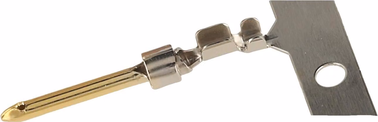 D-Sub contatto a rullo Presa di contatto (F) 0,14 mm² - 0,25 mm² AWG26 - AWG24 oro/argento Materiale lega di rame - 1 pezzo