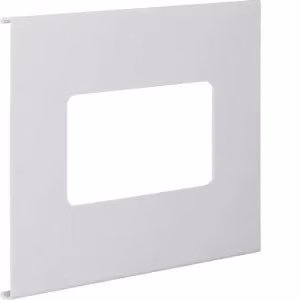 Copertura Hager doppia R7 in PVC, finitura OT 190, grigio chiaro, L91927035