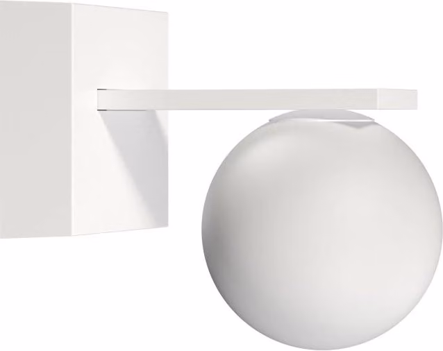 Applique LED da esterno Sphere Wall 9W Beneito & Faure Bianco Opaco con luce calda 3000K e CRI>90