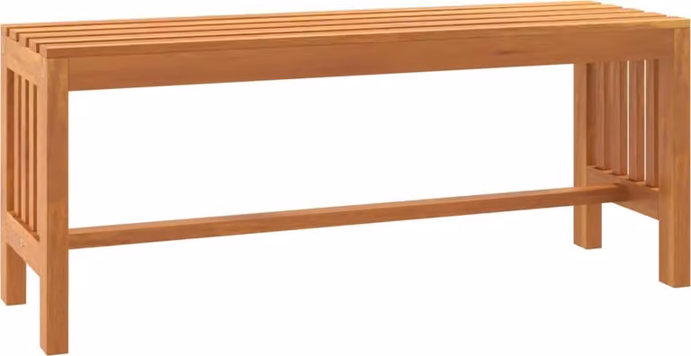 Panca da Giardino 110 cm Legno Massello di Eucalipto