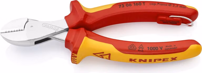KNIPEX X-Cut con occhiello di fissaggio