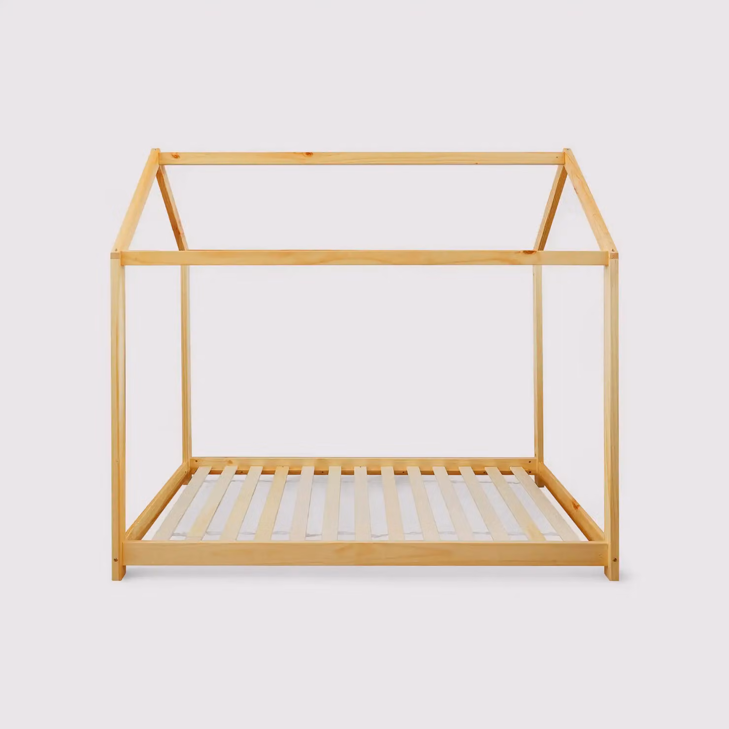 Tiglio - Letto montessoriano in legno naturale 167x87 cm