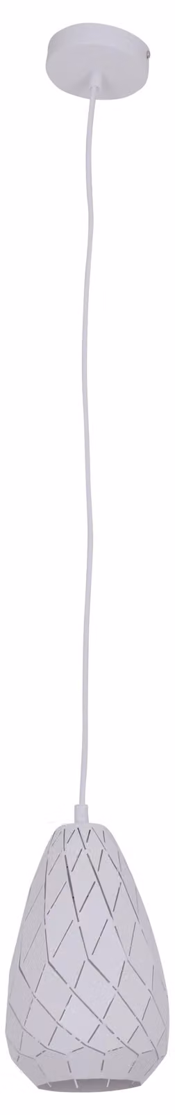 Lampada a sospensione Alison E27 Ø15cm bianco