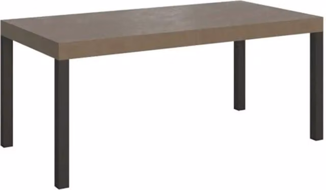 Tavolo allungabile Itamoby Everyday Premium rettangolare, colore beige e grigio, L: 180-440 cm, P: 90 cm